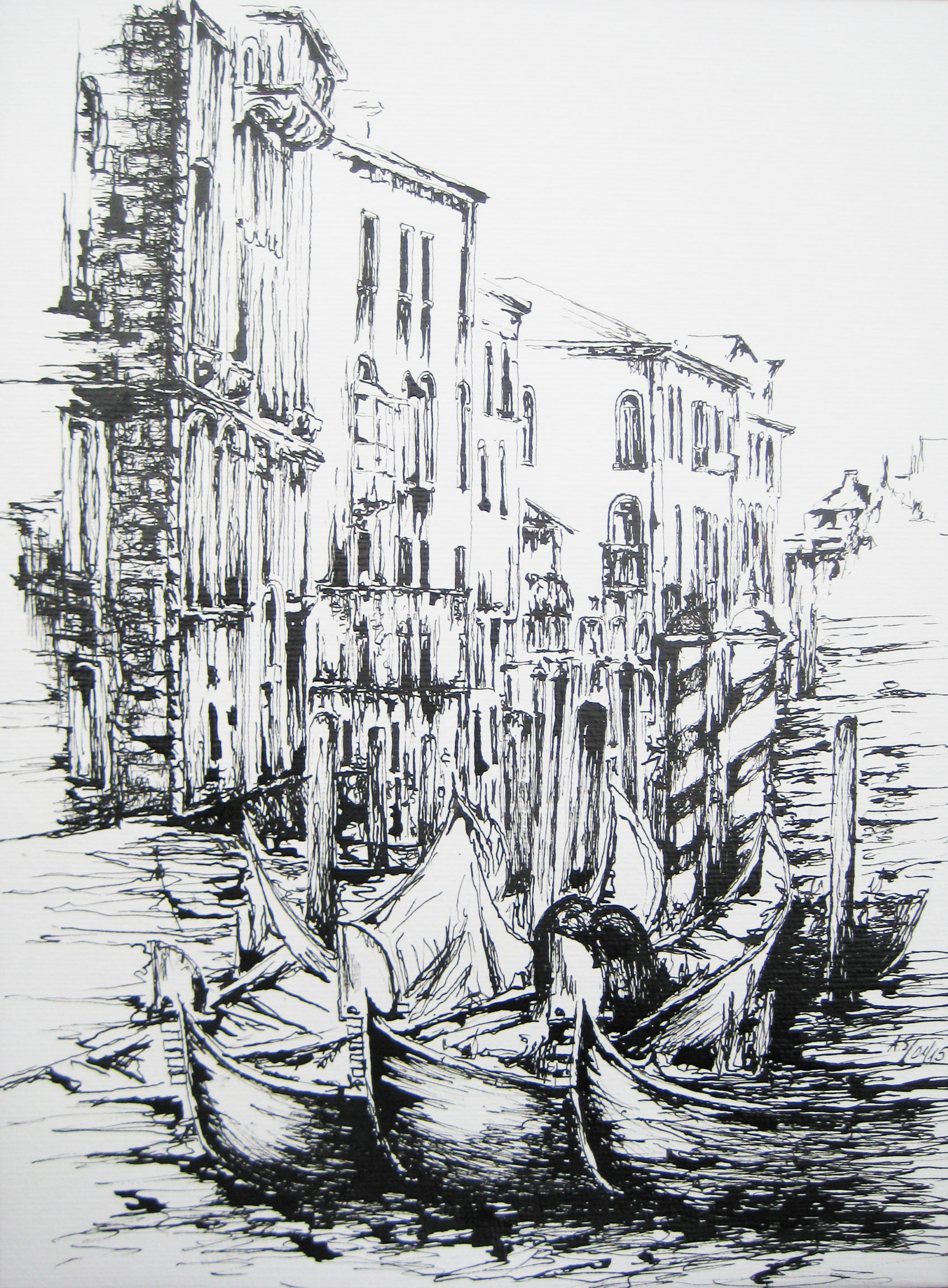 Venedig Tusche